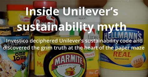 Inside Unilever's sustainability myth .